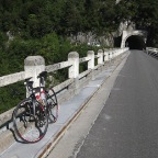 Auf der Abfahrt nach Ampezzo