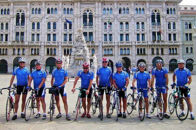 Alpinradler Rennrad Tour Friaul Venetien Veneto Triest Rathaus Piazza Liberta