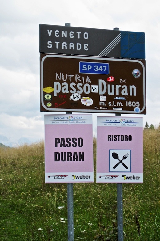 Alpinradler Rennrad Tour Friaul Venetien Veneto Dolomiten Passo Duran