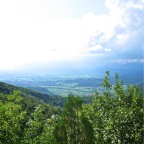 Blick von Castelmonte nach Richtung Cividale