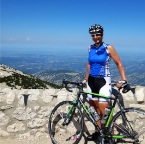 Andrea auf dem Mont Ventoux