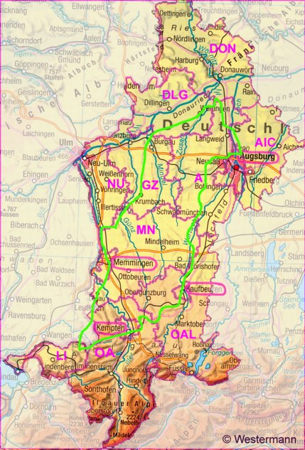 Alpinradler Rennrad Tour Marathon Schwaben 