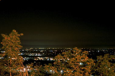 Terraferma bei Nacht, notte, Alpinradler, Rennrad, Bici, Tour, Venetien, Veneto, Montebelluna