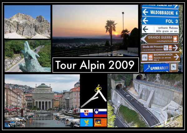 Alpinradler, Rennrad, Tour, Slowenien, dirkálni koló, Slovénija, bici, Dolomiten Venetien Veneto Friaul Julisch Venetien Friuli Venezia Giulia,  Lagazuoi, Albergo Alla Pineta, Strada del Prosecco, Passo San Boldo, Triest, Lupi di Toscana