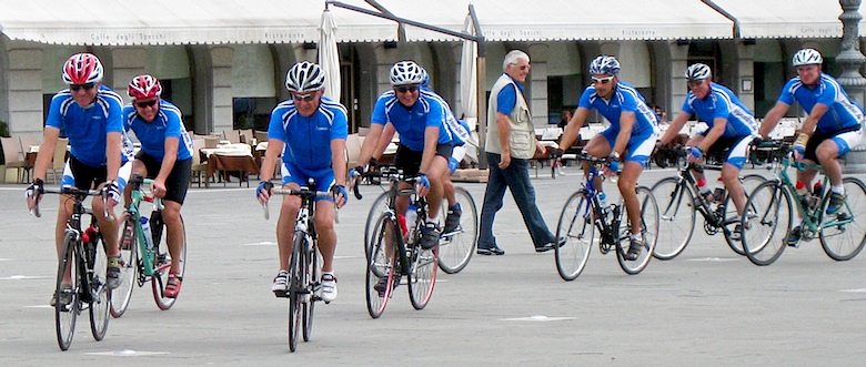 Alpinradler, Friaul, Julisch Venetien, Rennrad Tour Triest Cafe Specchi Piazza Liberta