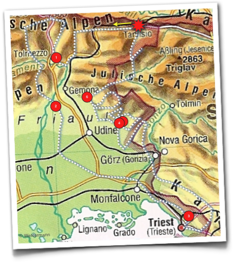 Graphik, Alpinradler, Rennrad, Tour, Slowenien, dirkálni koló, Slovénija, bici, Dolomiten Venetien Veneto Friaul Julisch Venetien Friuli Venezia Giulia, , Karst, Karnien, Julische Alpen, Adria, Slowenien