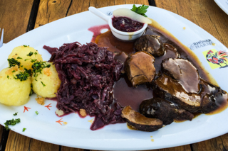 Wildschweinbraten