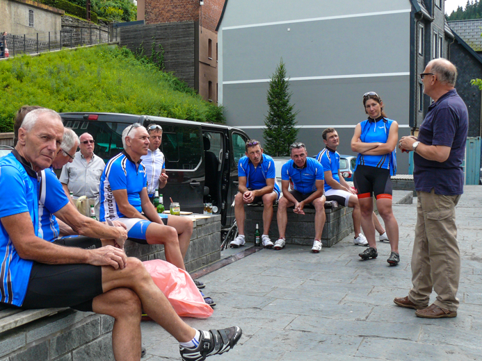 Tour Alpin 2016 in Leuscha, Alpinradler, Rennrad