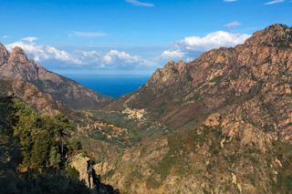 Alpinradler, Rennrad, Tour Alpin, Korsika, Corse,  Spelunca